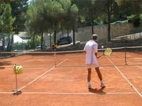 Villette Delle Macine Villa - Pugnochiuso Resort теннисный корт