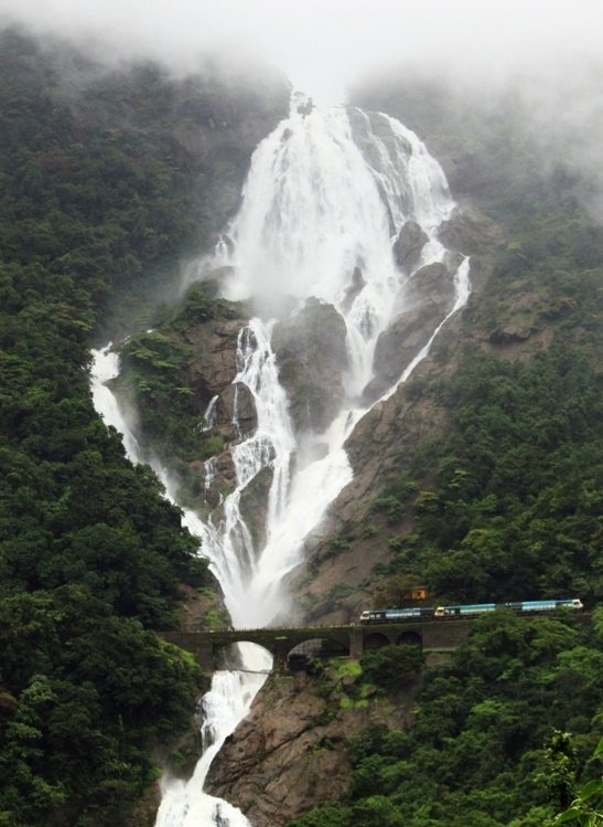 новости Водопады Dudhsagar , Индия