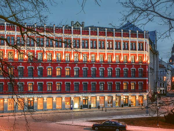 Astor Riga 4*. Фасад