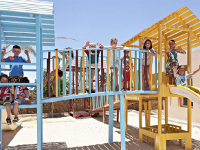 The Three Corners Sea Beach Resort детская площадка