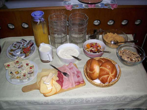 Tirolerheim Gruener завтрак